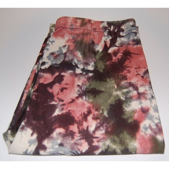 One Size‎ Reg Womens Pink, Black, Green High Waist Tie Dye Leggings Womens Yoga - Picture 3 of 8